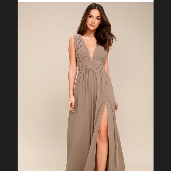 taupe bridesmaid dresses lulus
